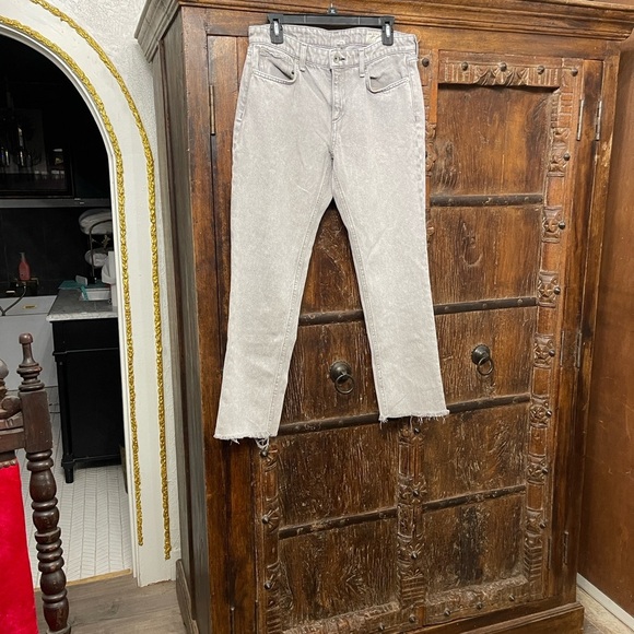 Rag & Bone Dre Low-Rise Slim Boyfriend Jeans 29 Gray / Dust Wash - Picture 10 of 10